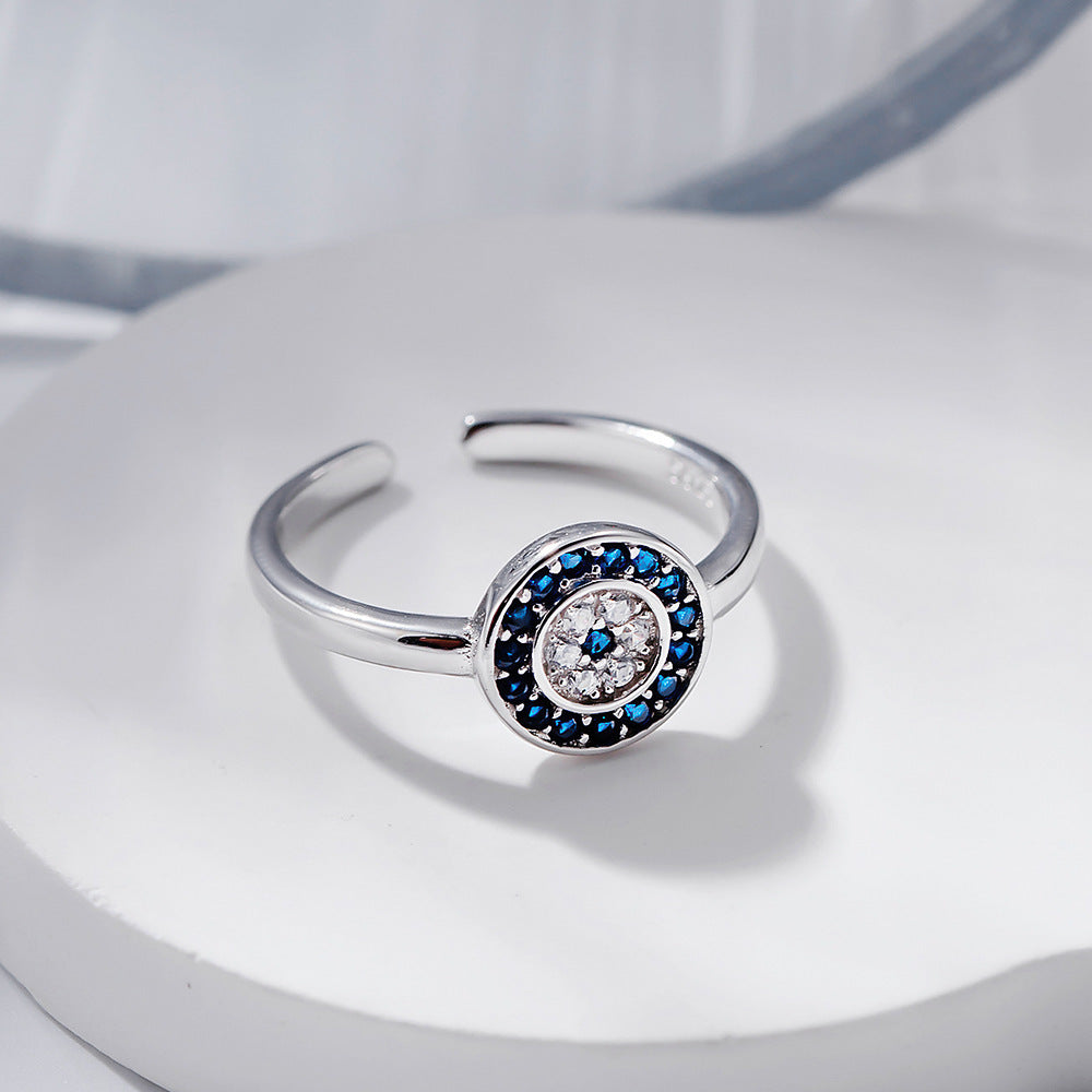 Sterling Silver Adjustable Open Ring Trendy Nightclub Style Size 10 to 13 Fashion Jewelry Gift Statement Rings