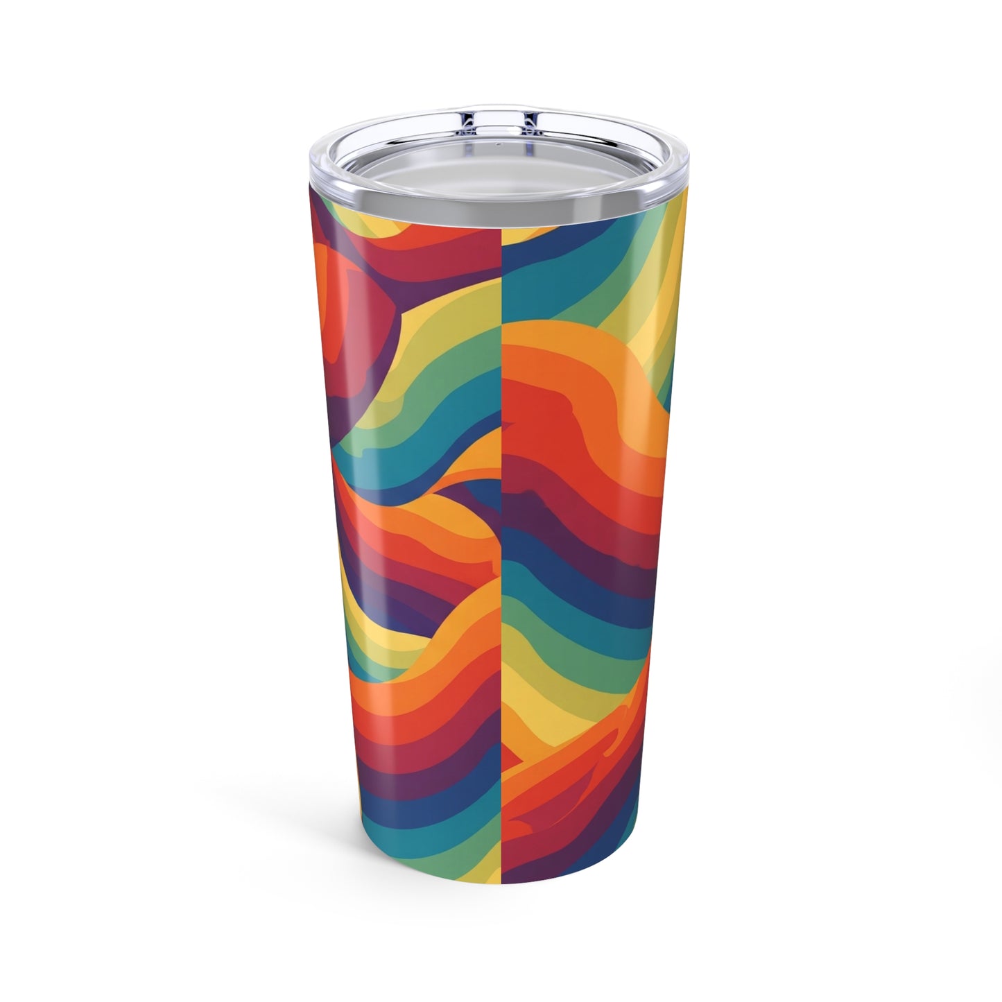 20oz Stainless Steel Printed Tumbler With Double Wall Vacuum Insulation Travel Mug Spill Proof Thermal Coffee