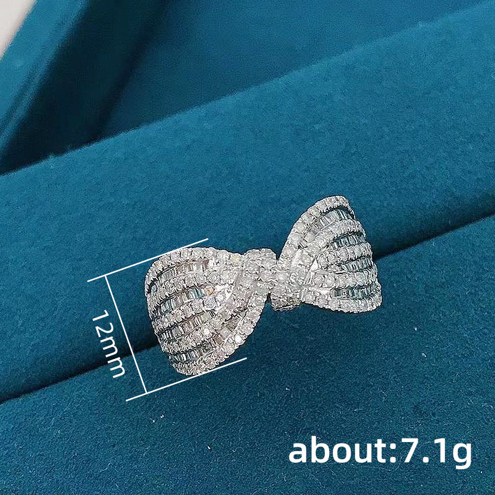 Womens Fashion Trend Minimalist Style Ring Copper Color Platinum Sizes 6 7 8 9 Packing List Ring Type Style 67