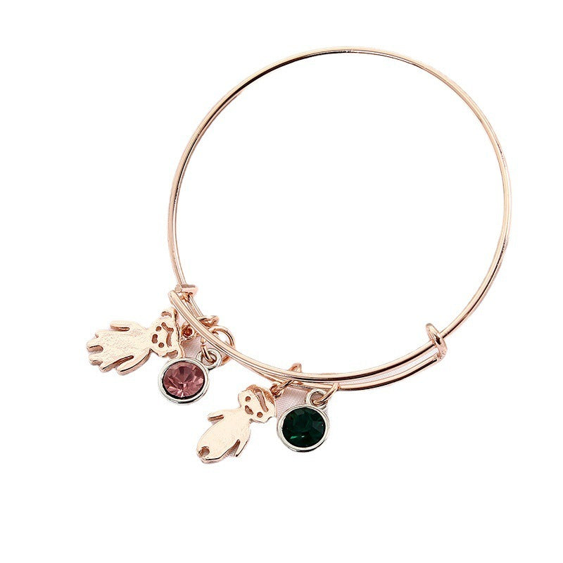 Kids Bracelet Alloy Diamond Sparkling Jewelry For Girls And Boys Marine Life Silver Rose Gold Golden Made Safe