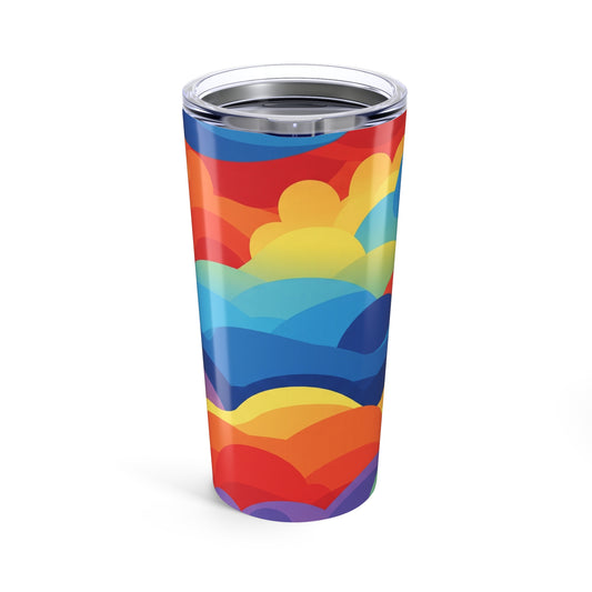 20oz Stainless Steel Tumbler With Double Wall Vacuum Insulation Spill Resistant Travel Mug Hot And Cold Beverages