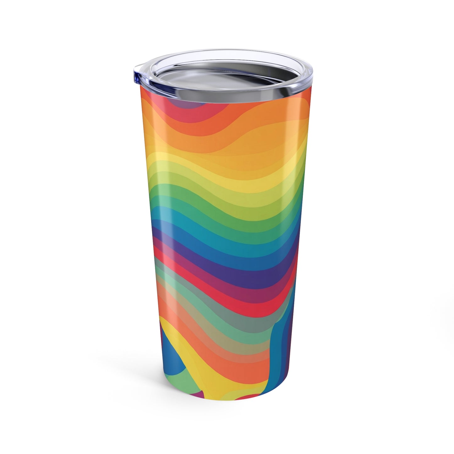 20 Ounce Steel Travel Mug With Printed Graphics Insulated Leak Proof Thermal Durable Hot Cold Drink Container Lid