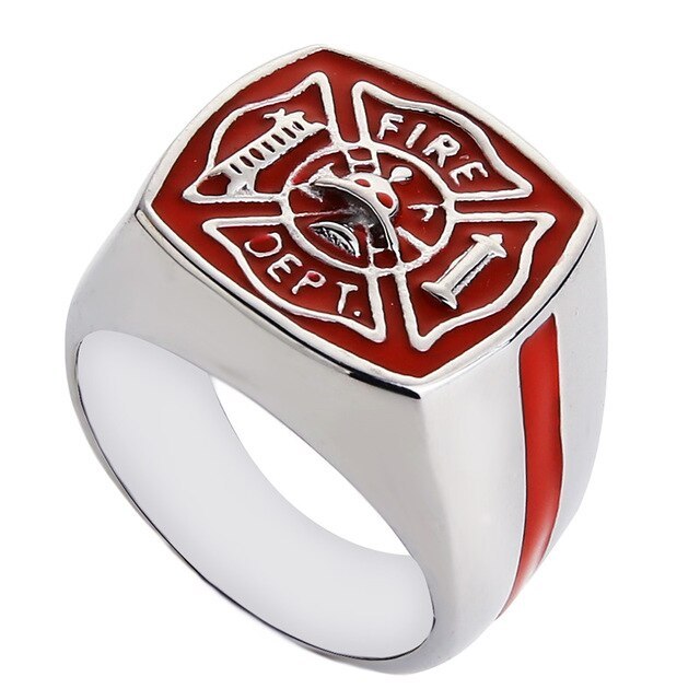 Titanium Steel Ring for Men and Women Stainless Steel Band European American Letter Number Text Pattern Ring