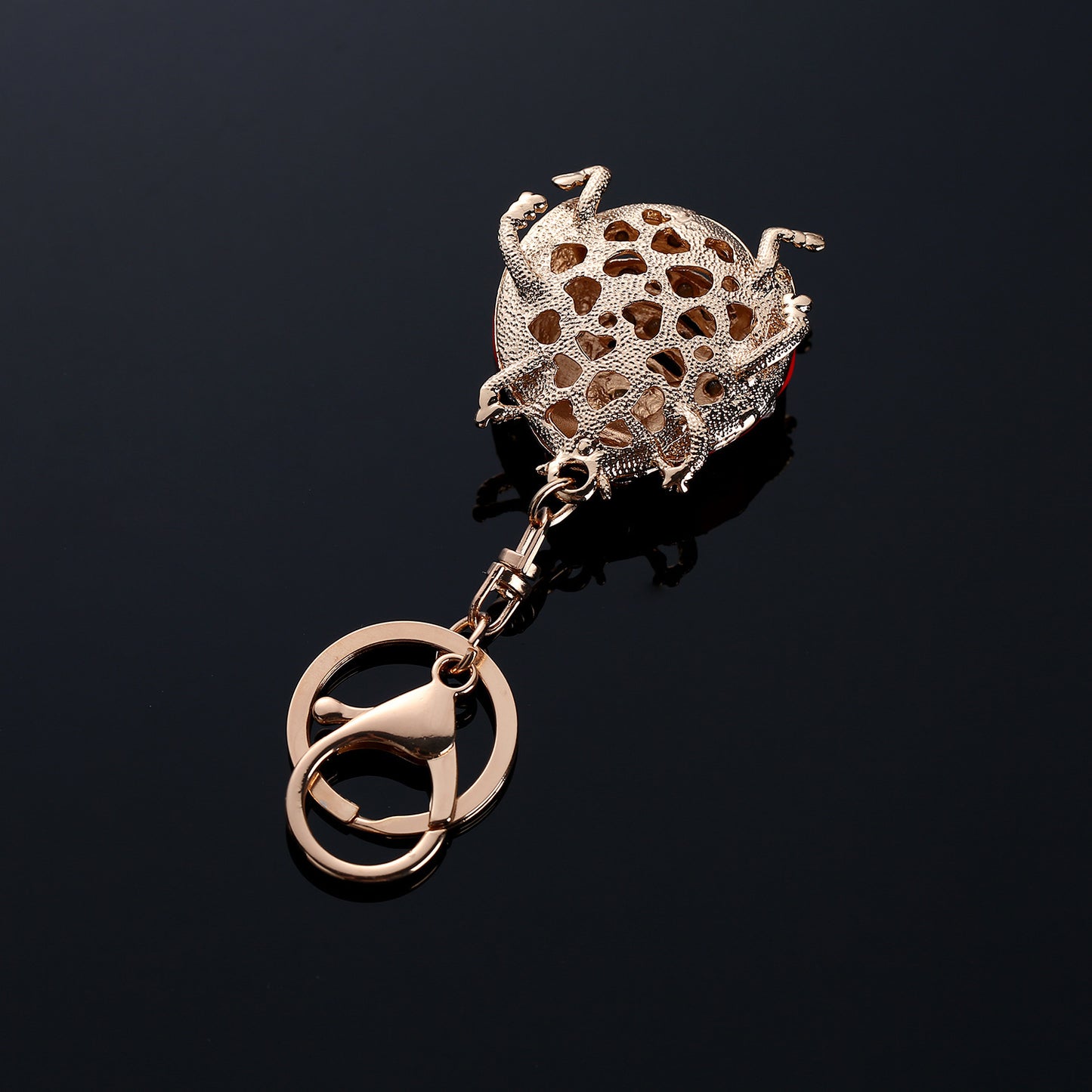 Alloy Keychain Seven Star Design 11cm For Keys And Bags