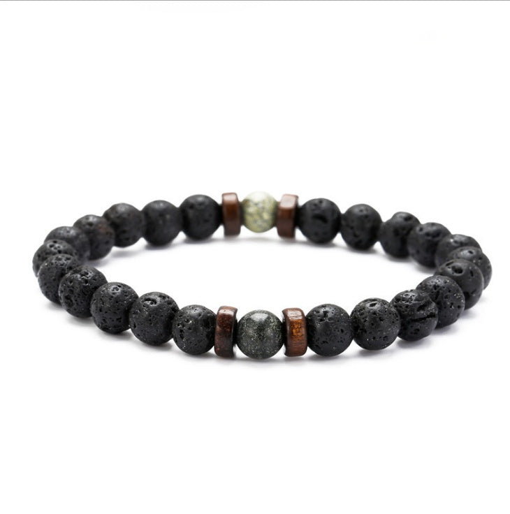 Vintage Volcanic Stone Beaded Bracelet Durable And Stylish For Daily Wear And Occasions For Everyday Style Use