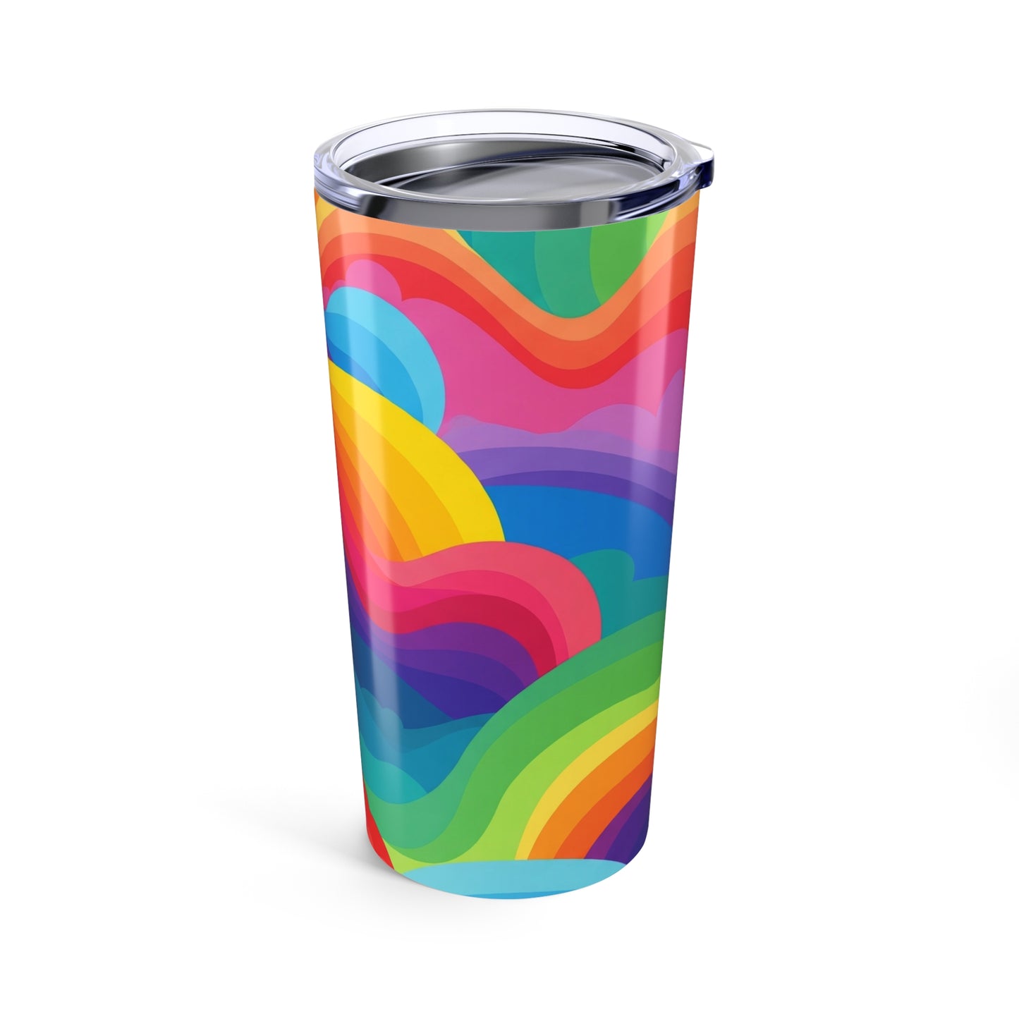 20oz Stainless Steel Tumbler With Double Wall Insulation Spill Resistant BPA Free Printed Design Durable Drinkware