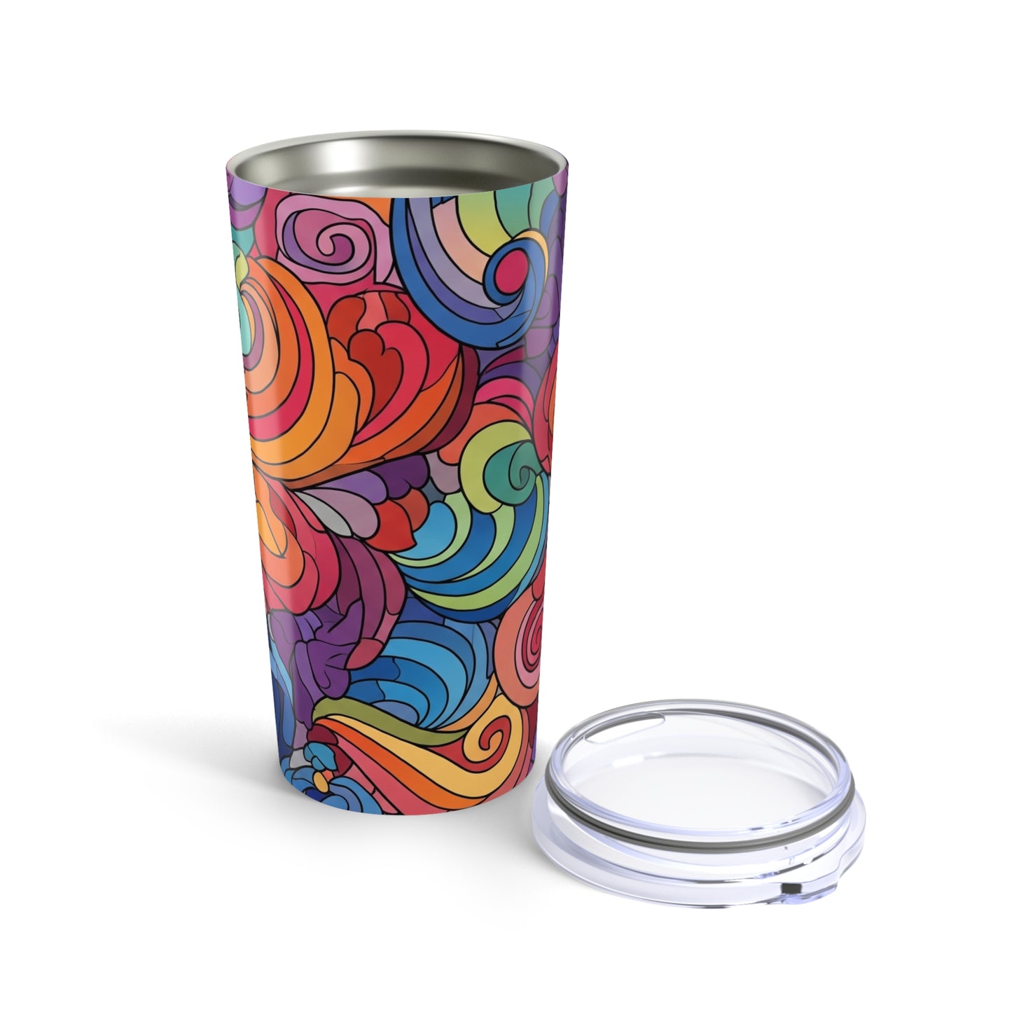 20oz Double Wall Vacuum Insulated Stainless Steel Tumbler Durable Travel Cup For Hot And Cold Beverages Dishwasher