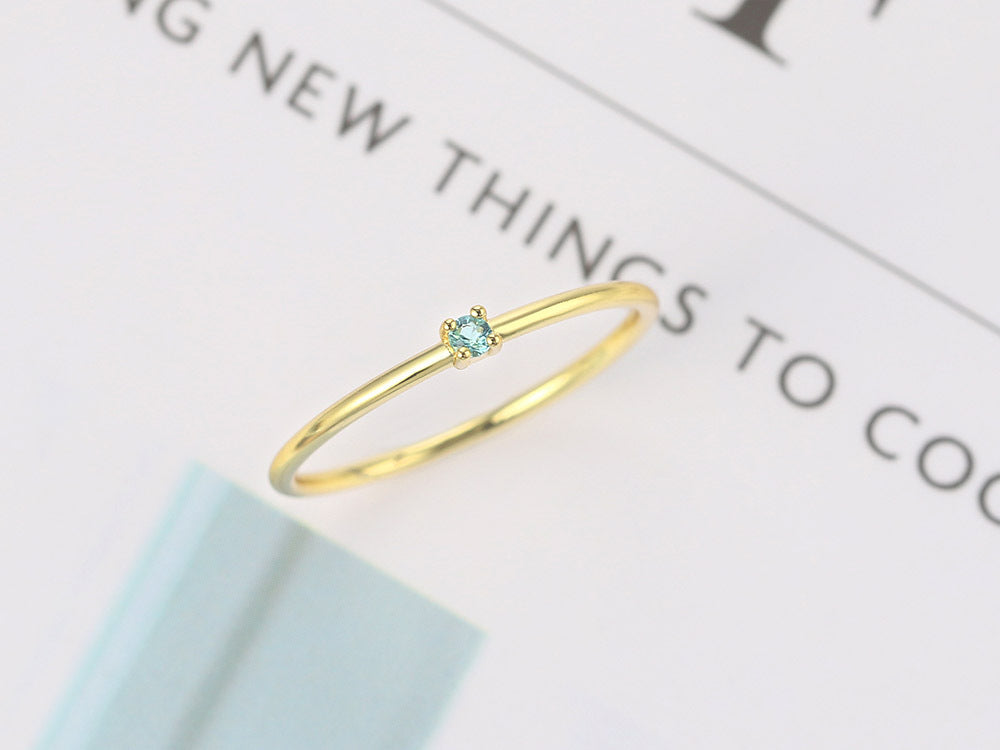 Geometric Copper Inlaid Zircon Ring For Women Elegant Simple Fashion Jewelry Accessories Everyday Sparkle Glow