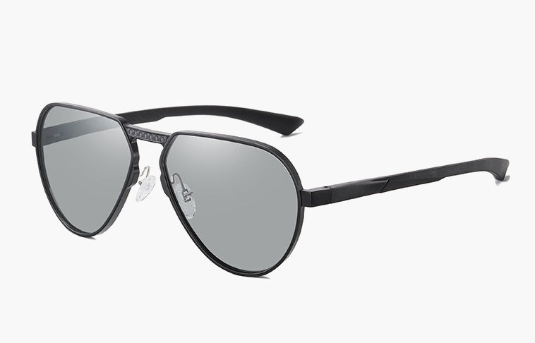 Polarized Sunglasses For Men And Women Aluminum Magnesium Alloy Frame Large Metal Frame TAC Lenses UV Protection