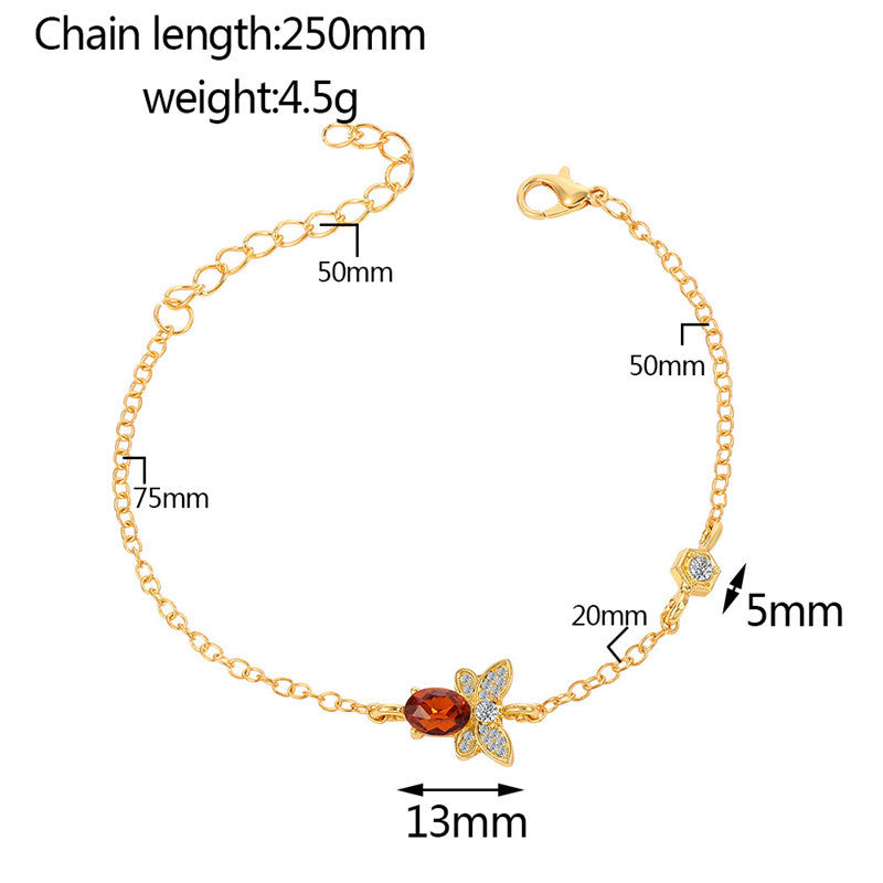 Unisex Cartoon Moon Bracelet Stainless Steel Alloy Jewelry