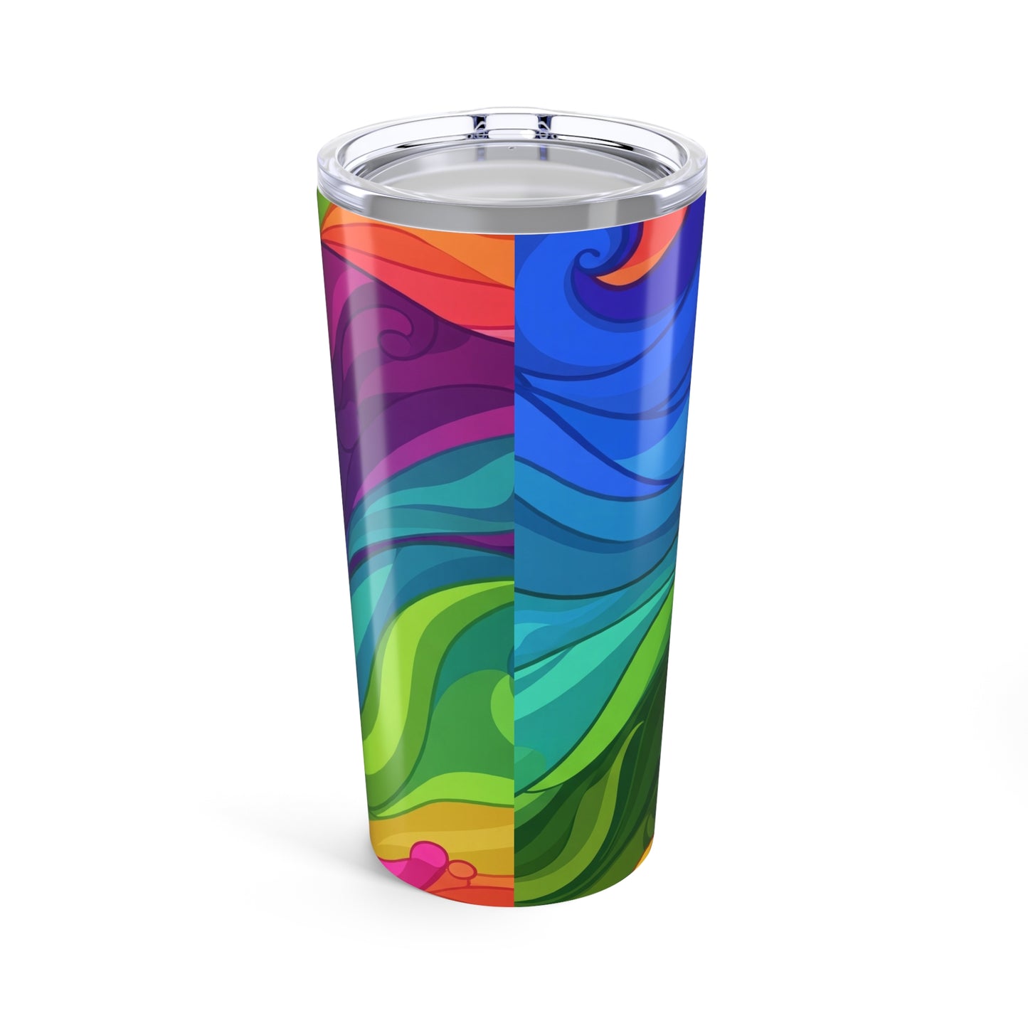 20oz Stainless Steel Travel Mug With Double Wall Vacuum Insulation Spill Resistant BPA Free Printed For Hot And