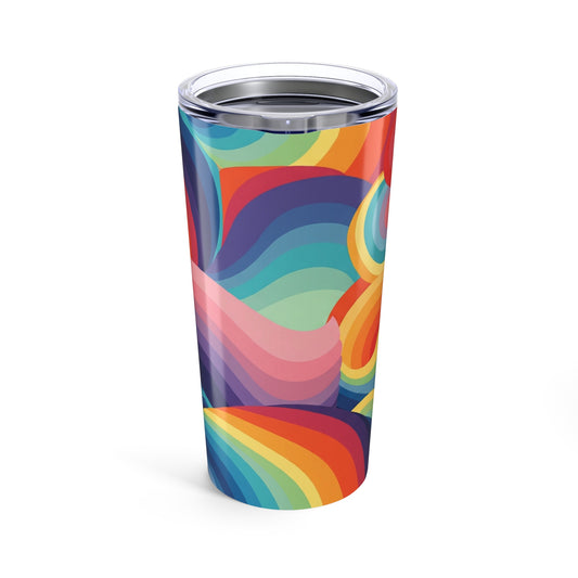 20oz Stainless Steel Tumbler Printed Design Vacuum Insulated Double Wall Leak Proof Travel Mug With Lids