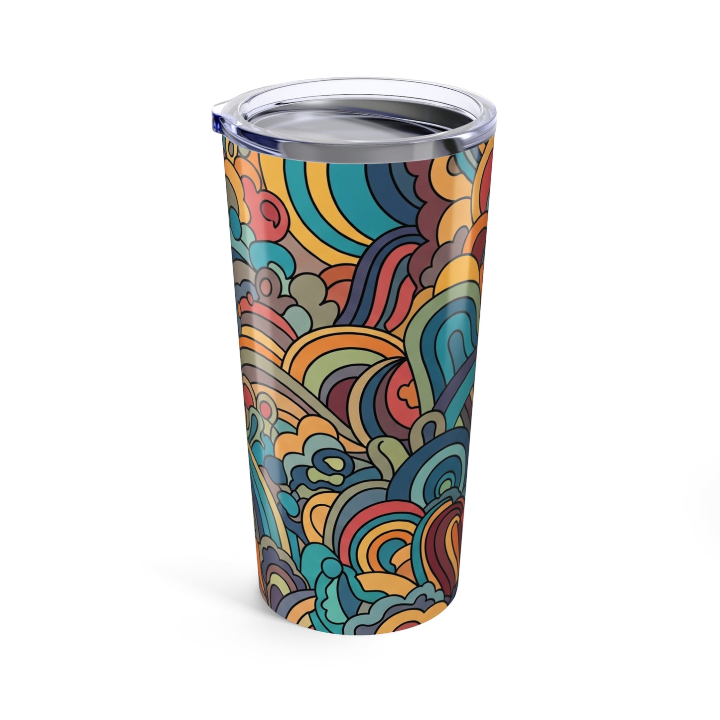 20oz Stainless Steel Tumbler With Double Wall Vacuum Insulation Spill Resistant Printed BPA Free Durable