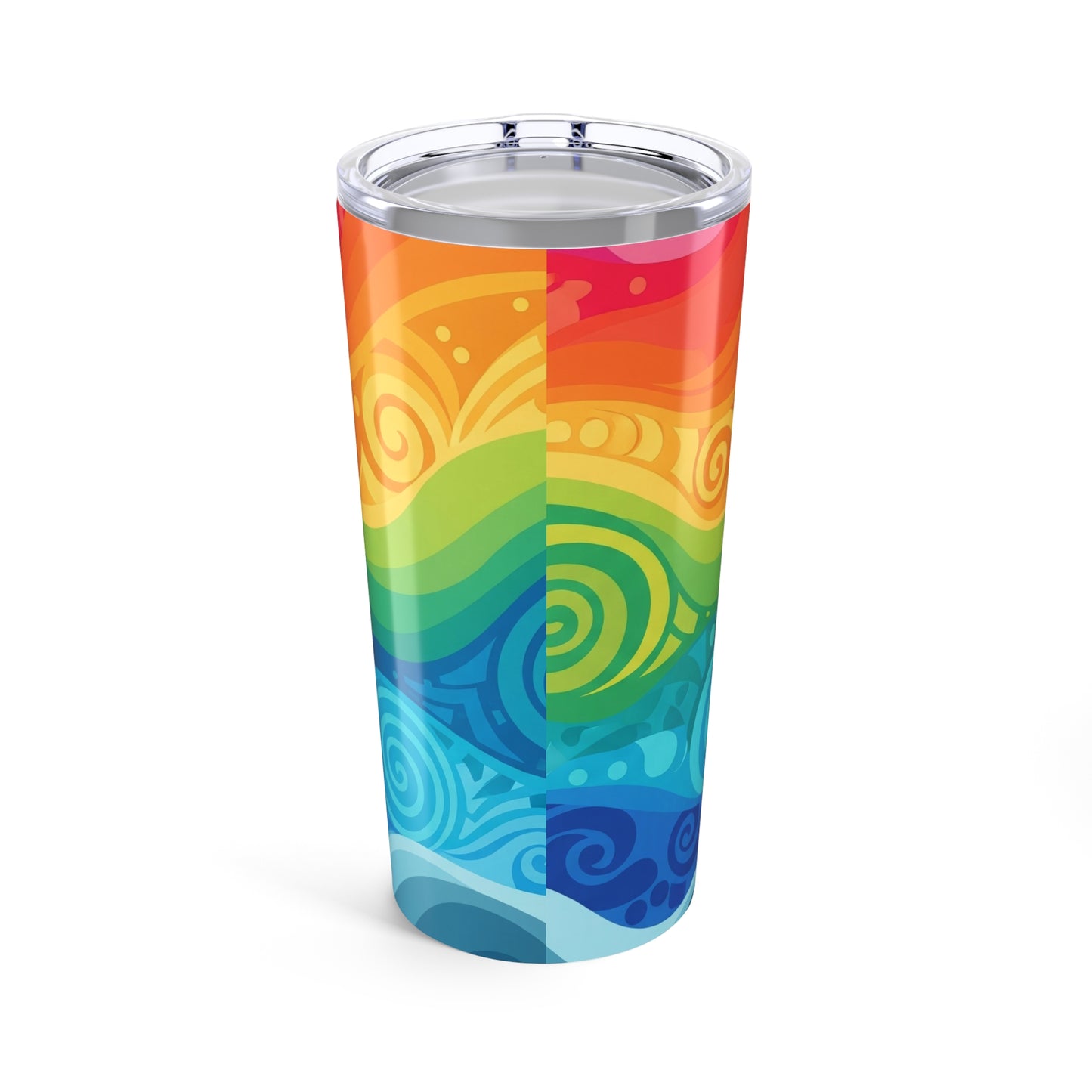 20 Oz Stainless Steel Travel Mug With Vacuum Insulation Keeps Drinks Hot Or Cold Leak Proof Durable Printed Design