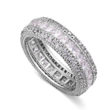 Womens Diamond Ring Gold Plated Copper Band with AAA Zirconia Inlay Artificial Gemstone Jewelry Fashion Accessory