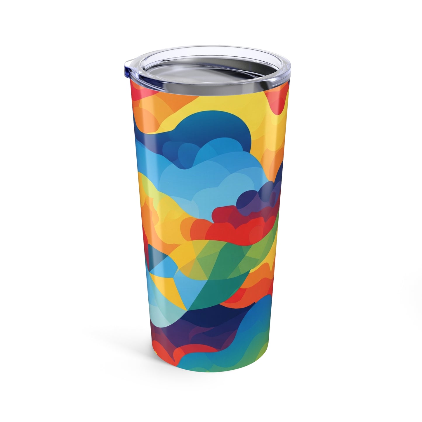 20oz Stainless Steel Tumbler With Double Wall Vacuum Insulation Spill Resistant BPA Free Printed For Hot And Cold