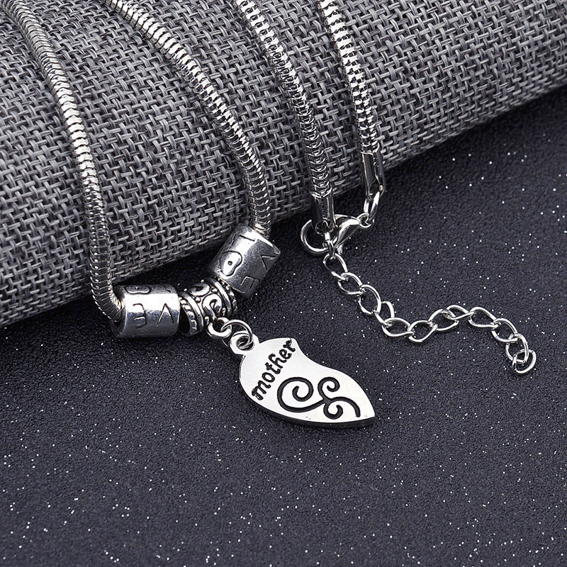 Womens Clavicle Chain Necklace Elegant Alloy Pendant Jewelry Gift For Her Durable Fashion Accessory Family Metal