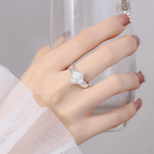 Womens Adjustable Monkey Ring With Five Eyes And Four Ears Copper Daily Wear Jewelry For Everyday Style Trendy