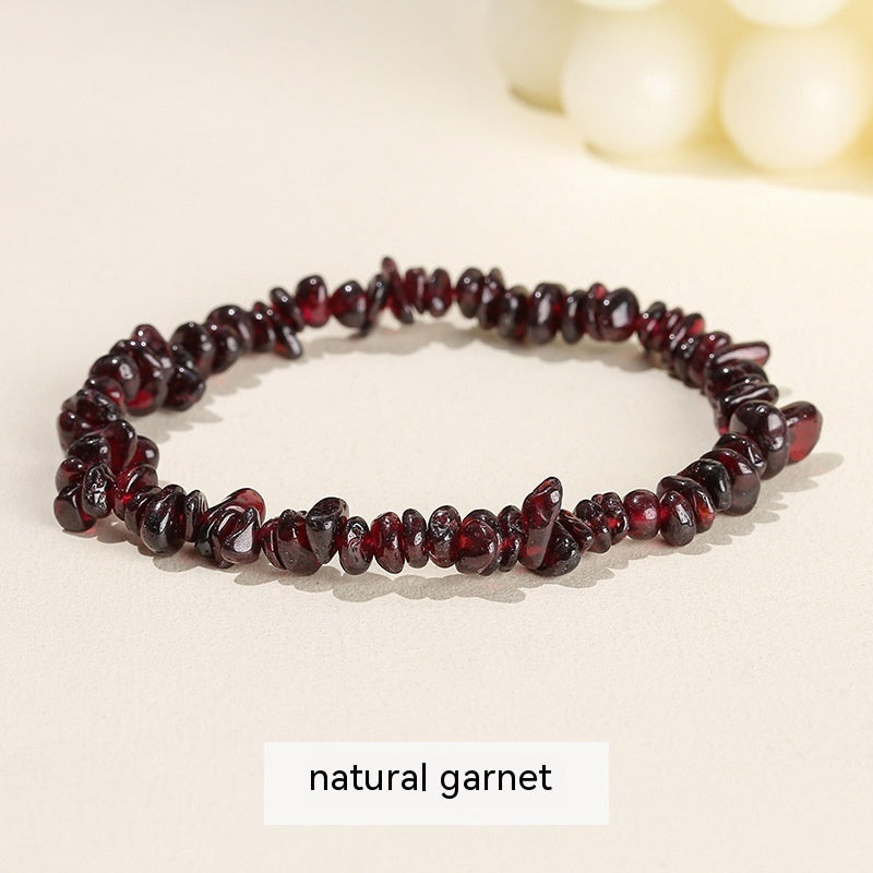 Handmade Natural Crystal Gravel Bracelet Agate Aventurine Irregular Chips Bracelet Women Unique Jewelry Gifts