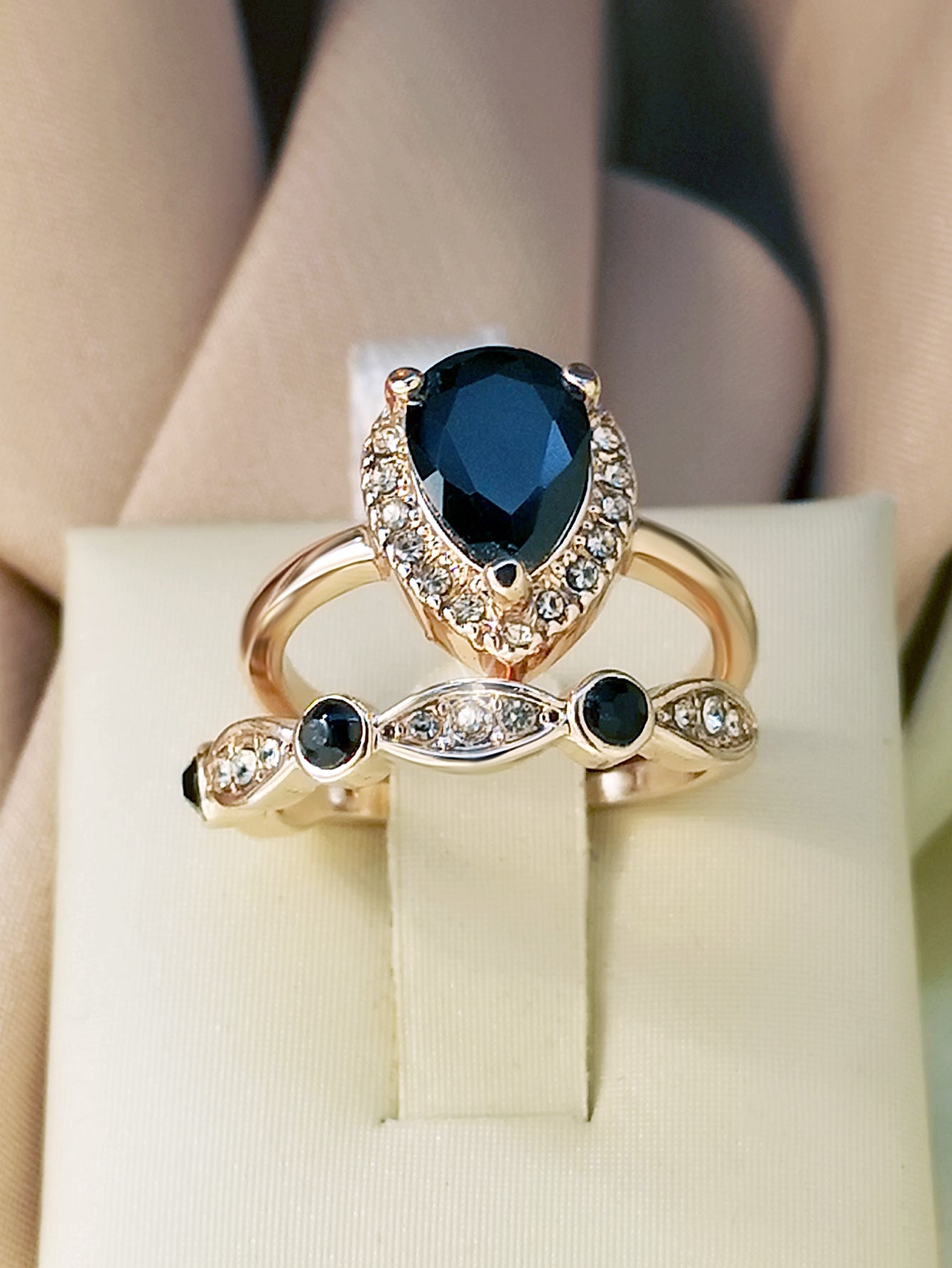 Rose Gold Alloy Rhinestone Geometric Bracelet Korean Style Dainty Elegant Stackable Jewelry For Women Gift Now