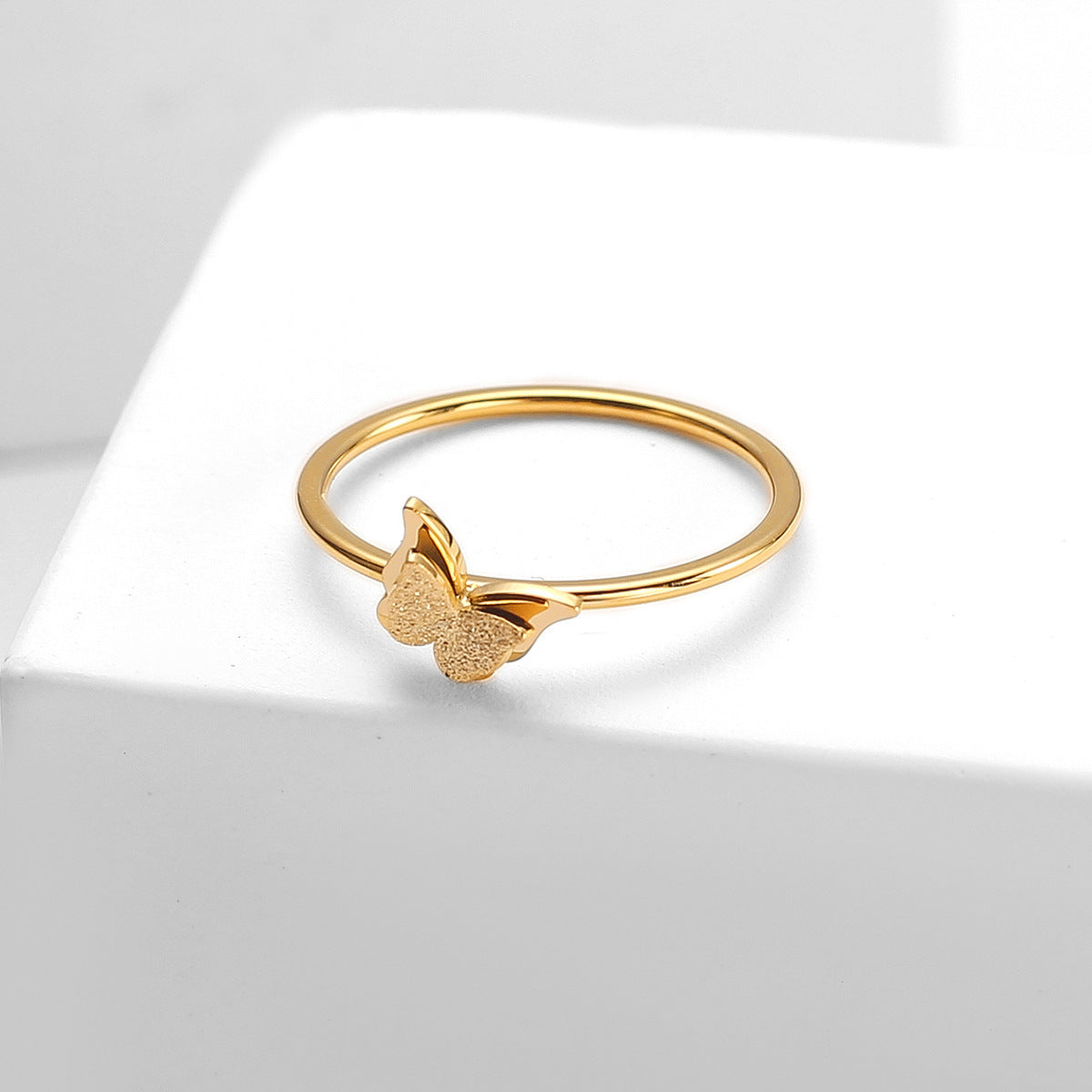 Simple Retro Knuckle Water Drop Geometry Diamond Ring Open Mouth Copper Geometric Animal Zodiac Electroplating Sweet