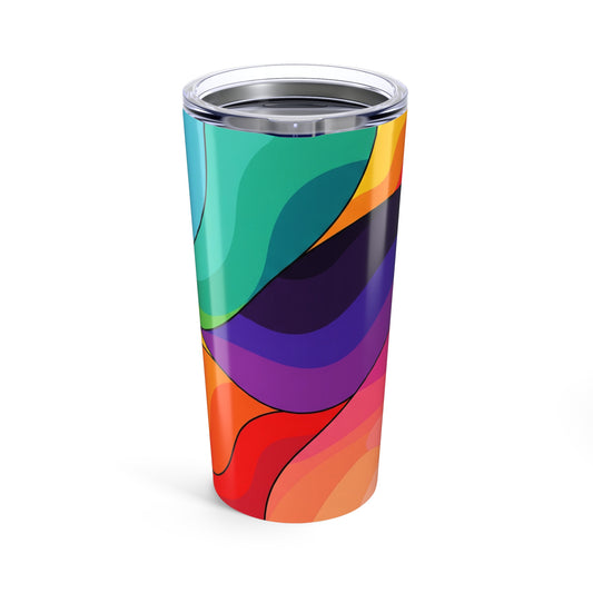 20oz Stainless Steel Travel Mug With Printed Design Double Wall Vacuum Insulation Spill Resistant Hot Or Cold