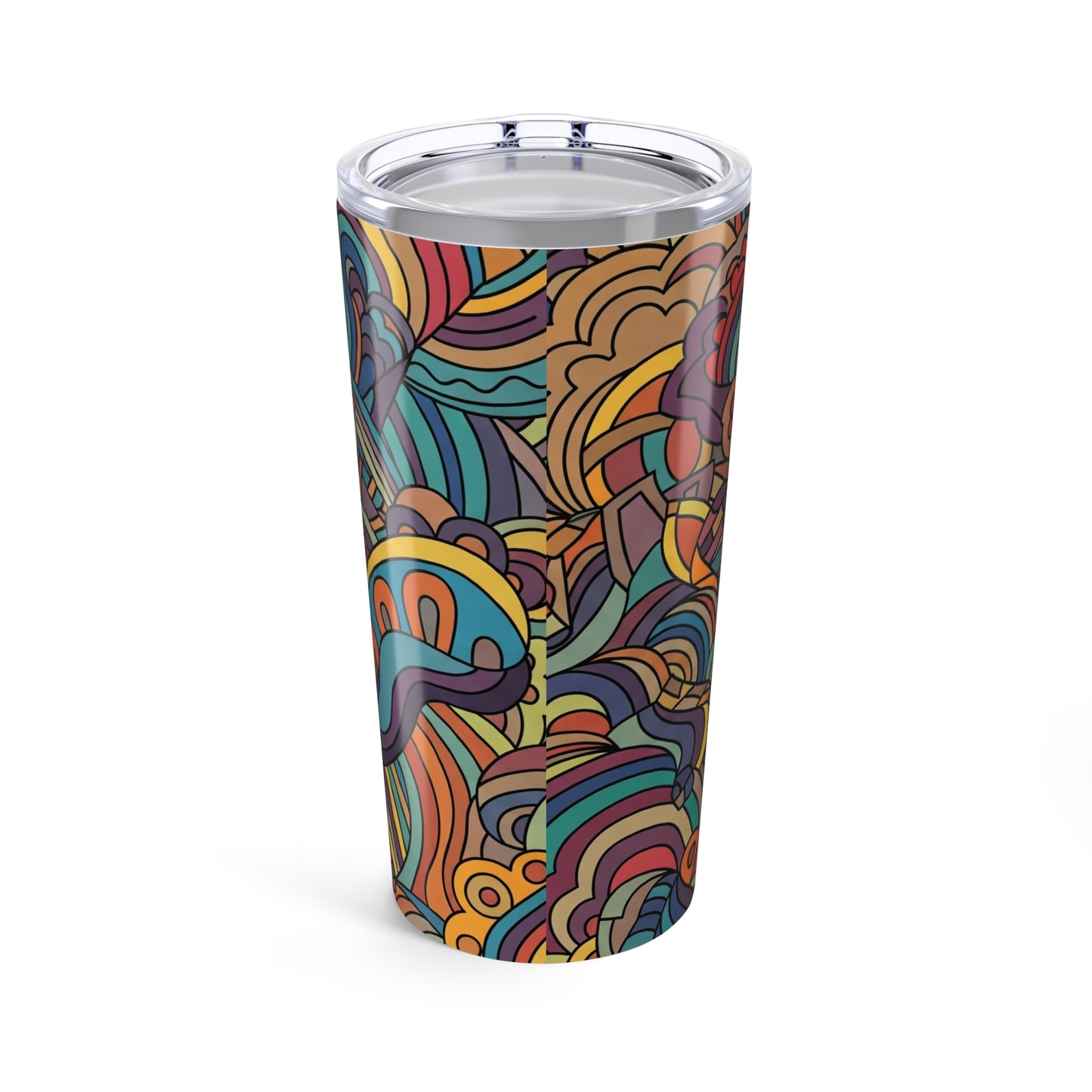 20oz Stainless Steel Tumbler With Unique Printed Art Double Wall Vacuum Insulated Spill Resistant BPA Free Hot Cold