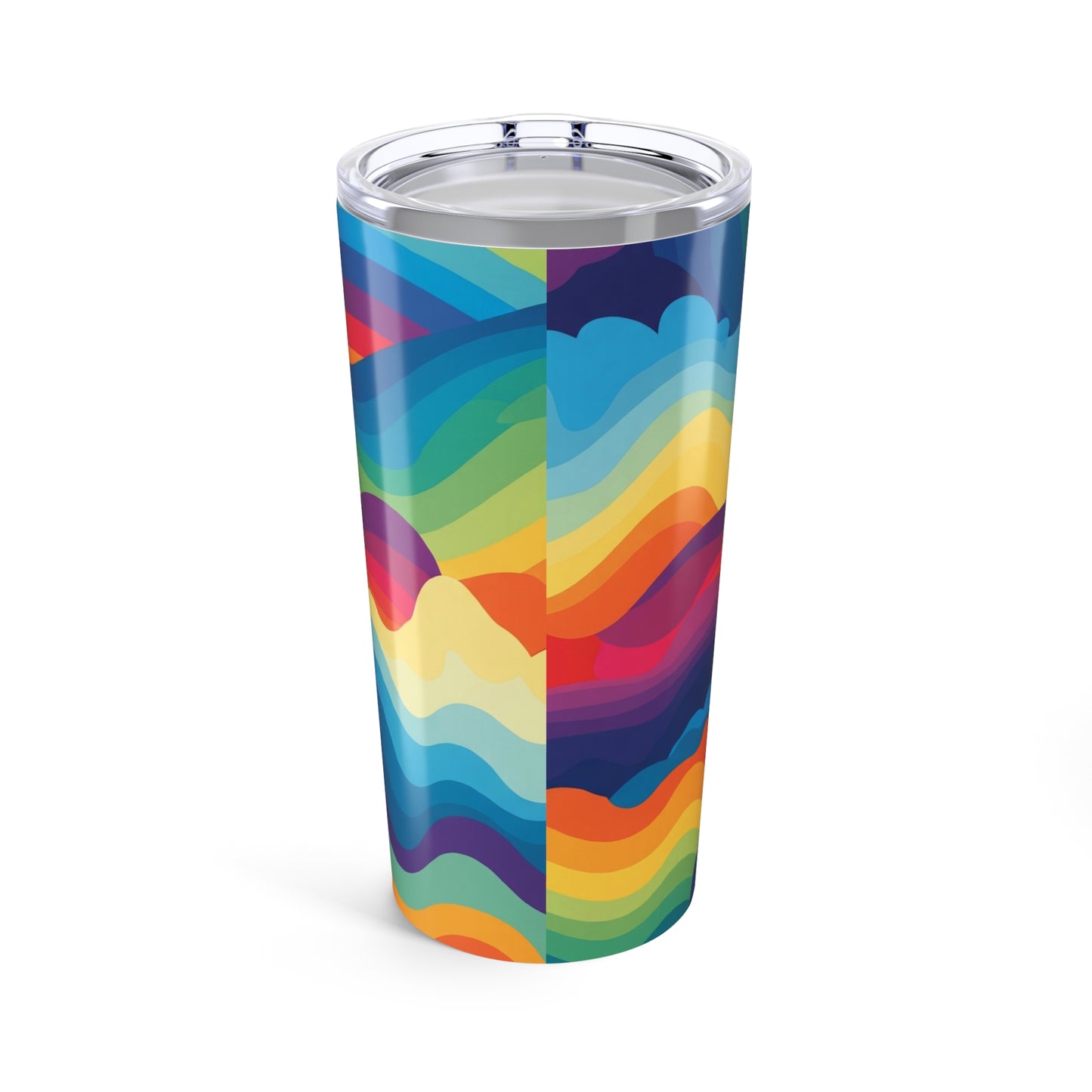 20oz Stainless Steel Tumbler With Double Wall Vacuum Insulation Spill Resistant Travel Mug Printed Design Graphic