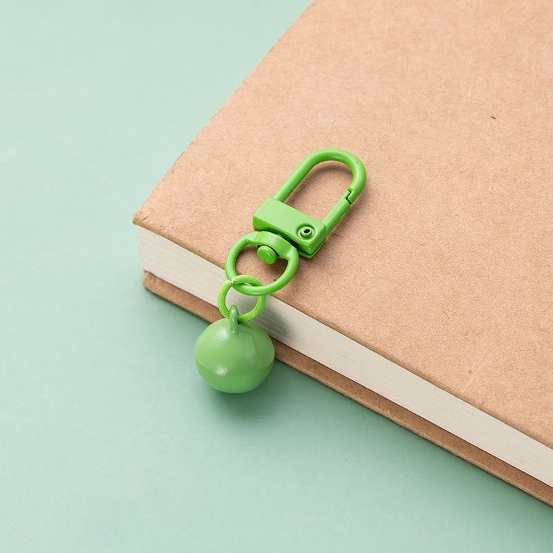 Iron and Copper Bell Keychains Pendants Durable Metal Key Chains Accessories Decorative Charms for Purses Bags