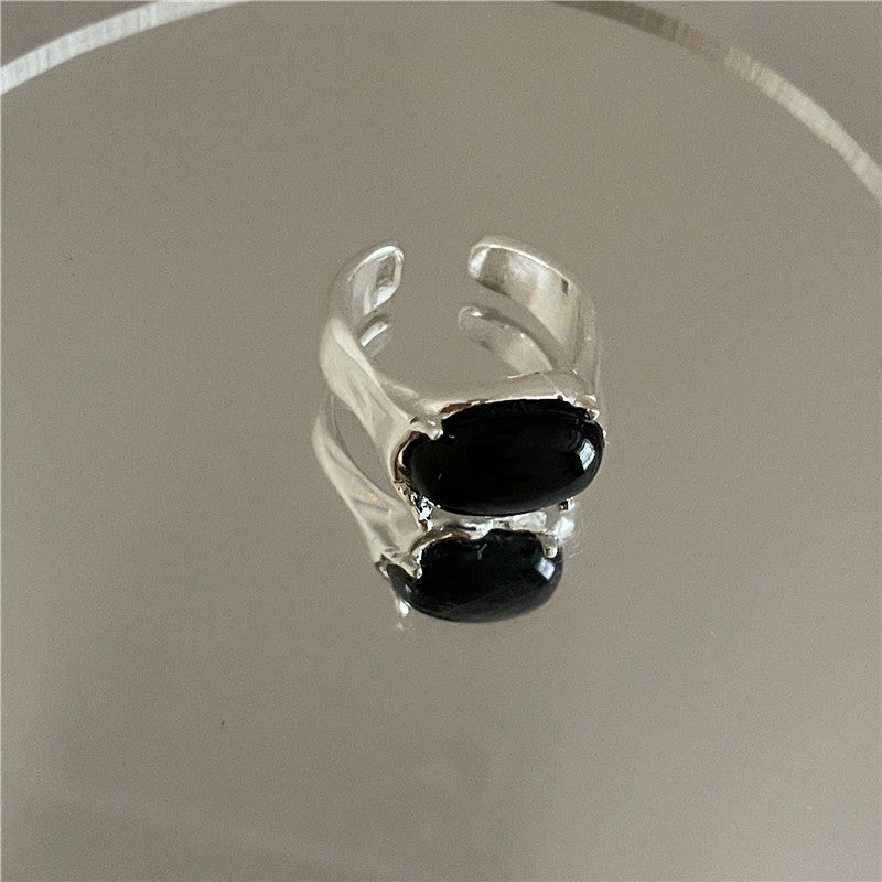 Womens Butterfly Tail Ring Alloy Electroplated Open Adjustable Zodiac Animal Design Ring For Women Girls Jewelry