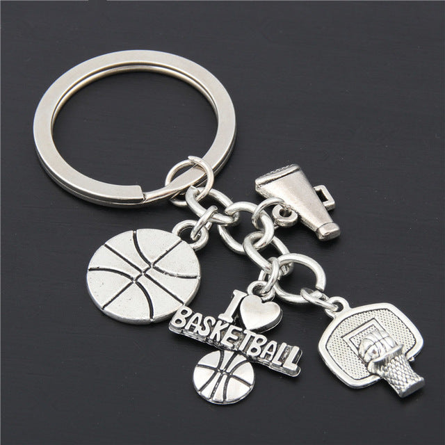 Cheerleader Keychain Alloy 30mm Key Ring For Athletes Fitness Enthusiasts And Sports Lovers Cheerleading Enthusiasts