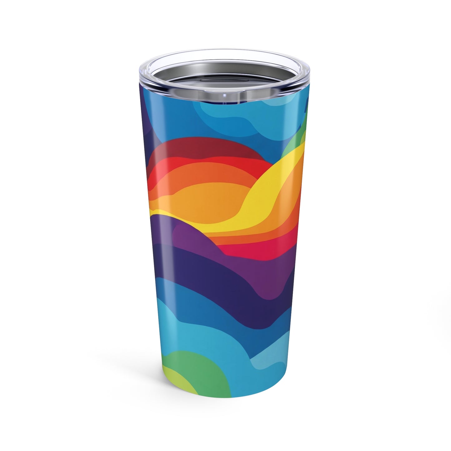 20oz Stainless Steel Tumbler Vacuum Insulation Leak Proof Travel Mug Printed Design Keeps Beverages Hot Or Cold