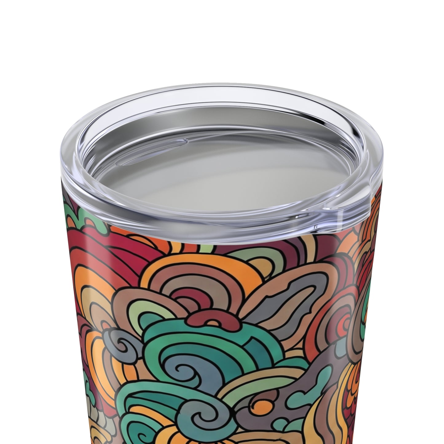 20oz Stainless Steel Tumbler With Double Wall Vacuum Insulation Spill Resistant BPA Free Printed For Hot And Cold