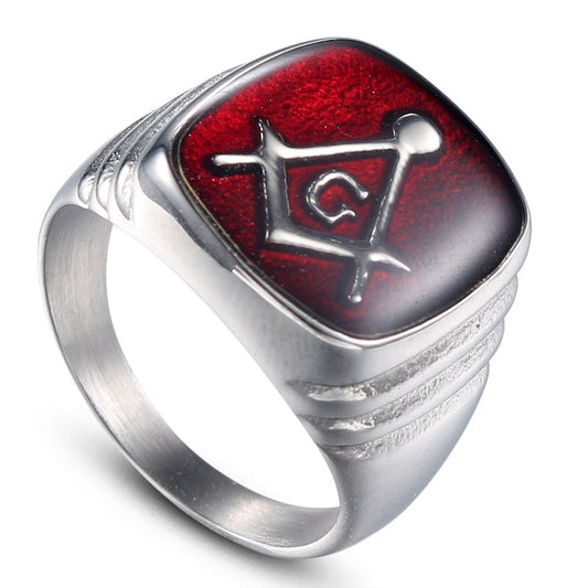 Fashion Epoxy Masonic Ring