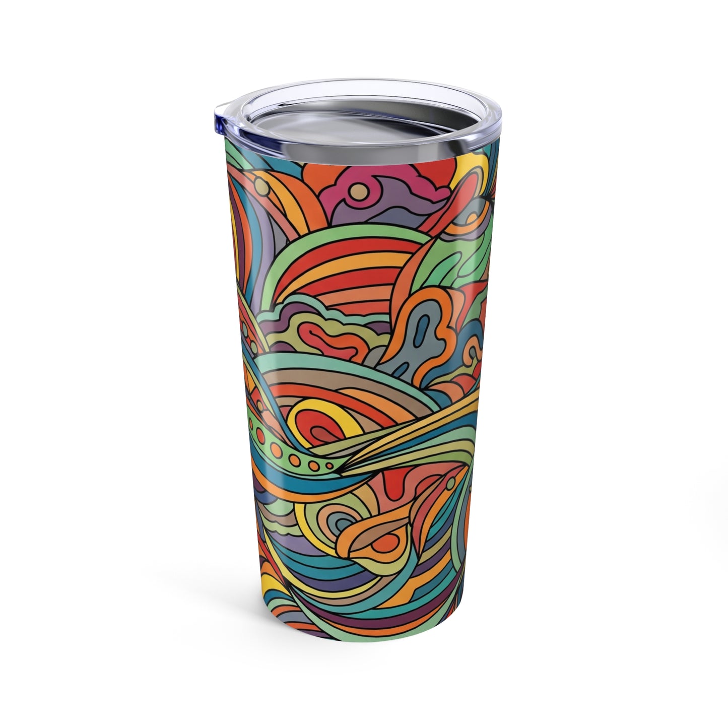 20oz Stainless Steel Tumbler With Double Wall Vacuum Insulation Spill Resistant Thermal Mug For Hot And Cold