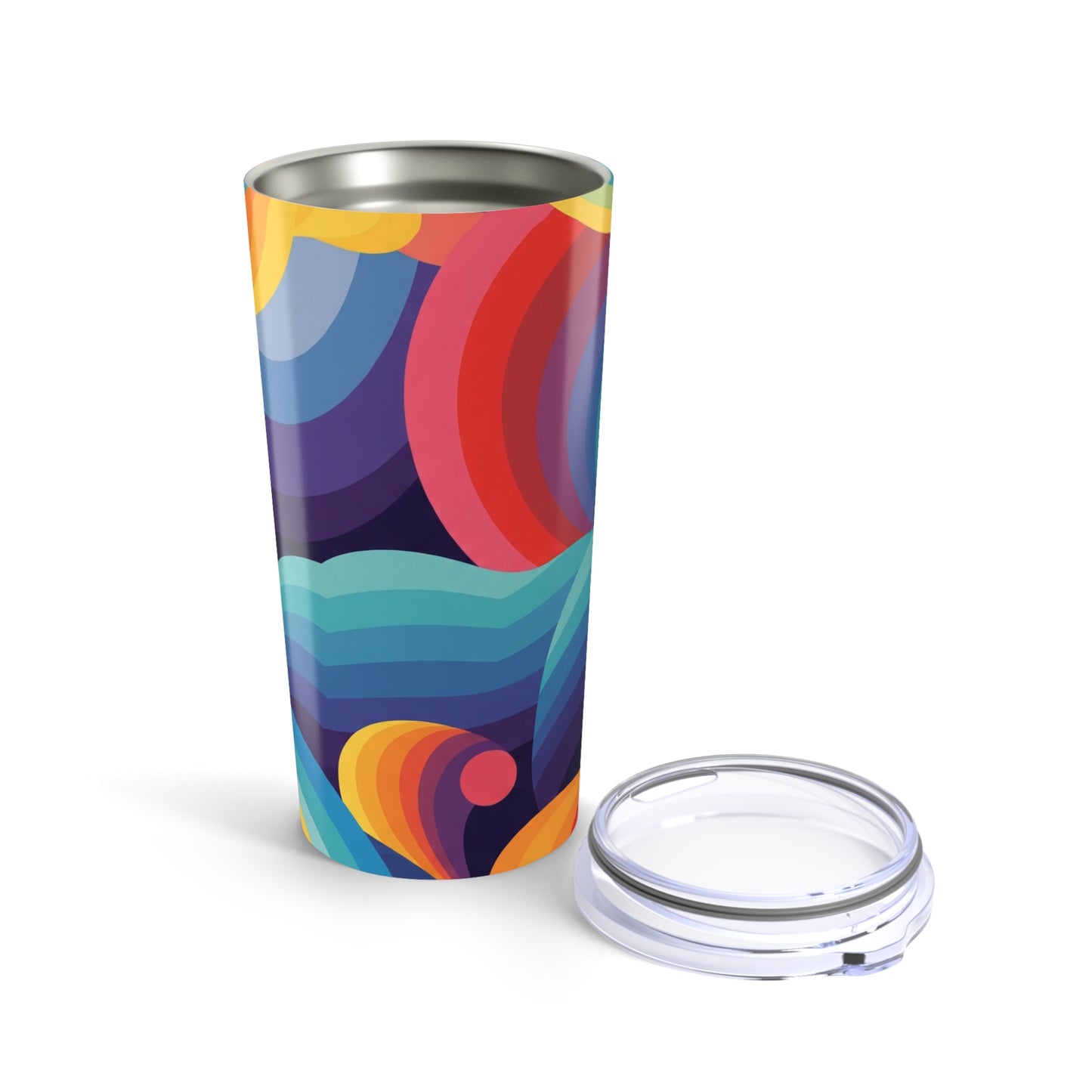 20oz Stainless Steel Tumbler With Double Wall Vacuum Insulation For Hot Or Cold Beverages Travel Mug Spill