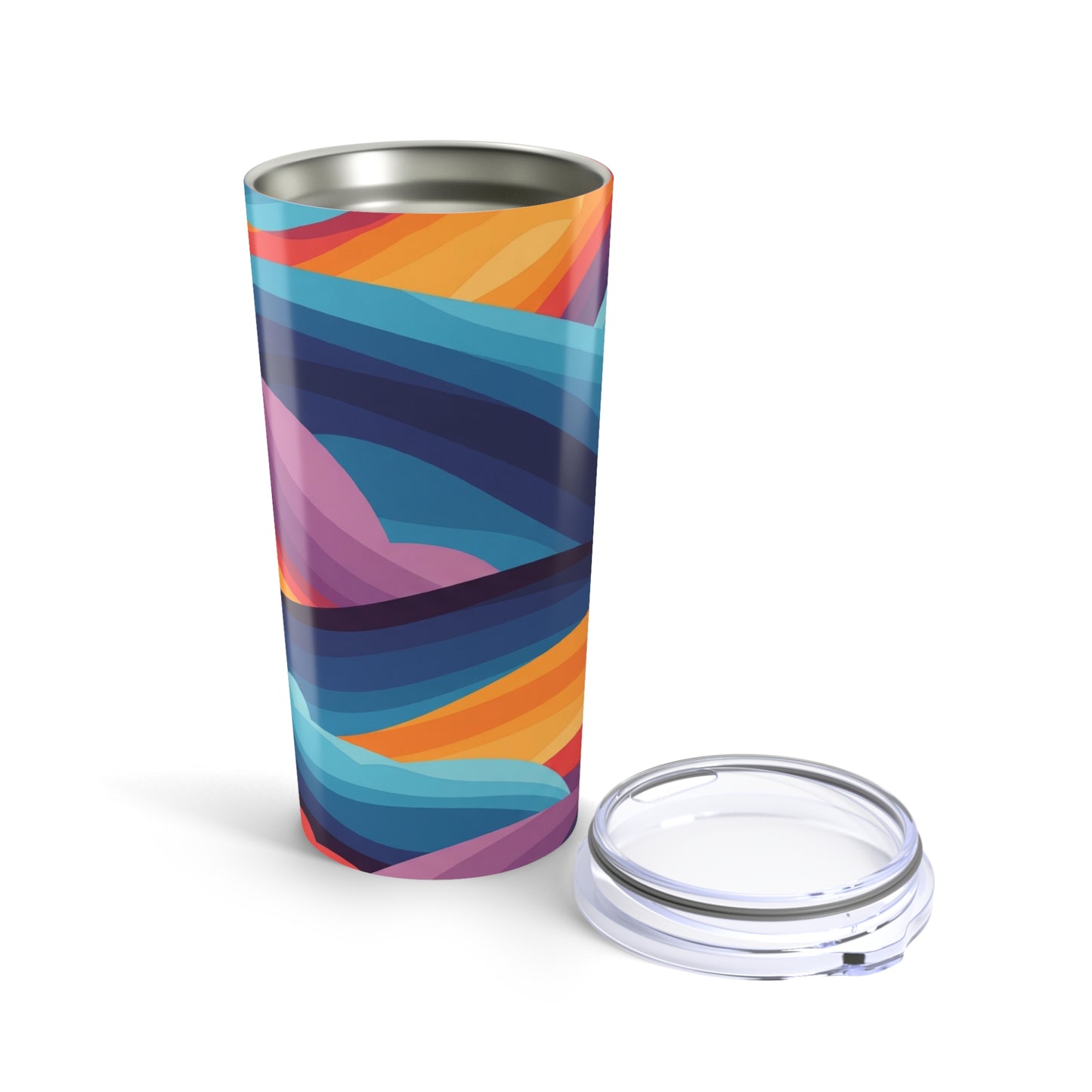 20 Oz Stainless Steel Tumbler With Double Wall Vacuum Insulation For Hot And Cold Beverages Durable Spill