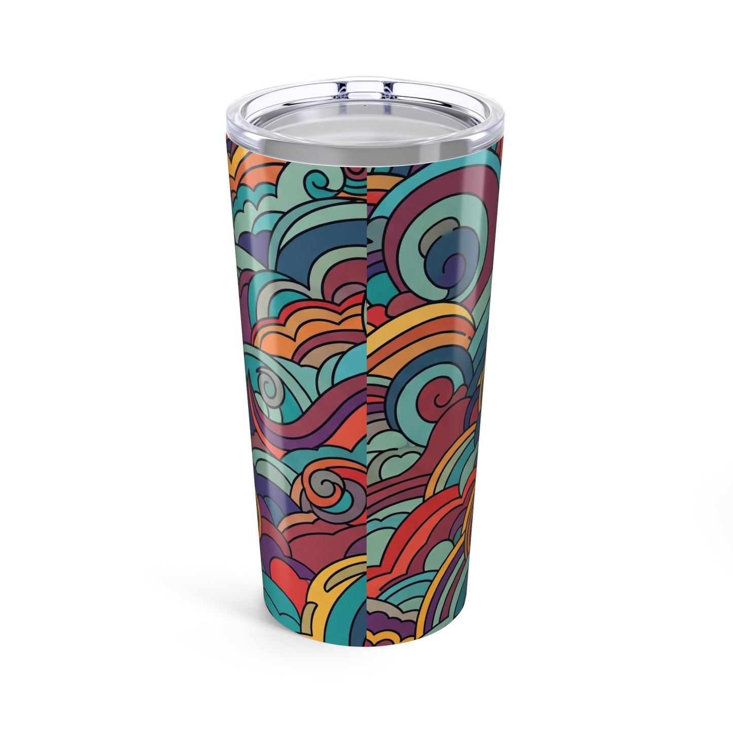 20oz Stainless Steel Tumbler Double Wall Vacuum Insulated Spill Resistant Durable Coffee Travel Mug With Printed