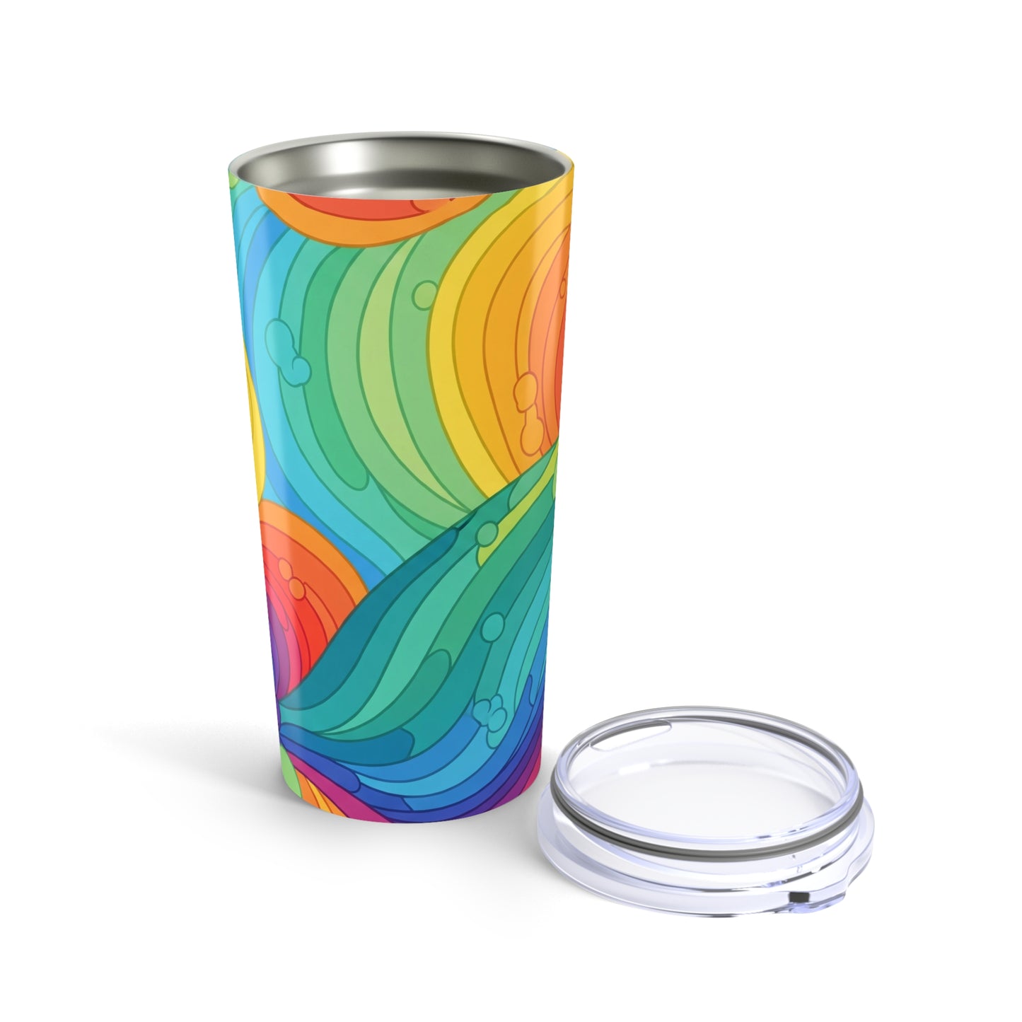 20Oz Stainless Steel Tumbler Double Wall Vacuum Insulation Leak Proof Durable Printed Graphic Design Dishwasher