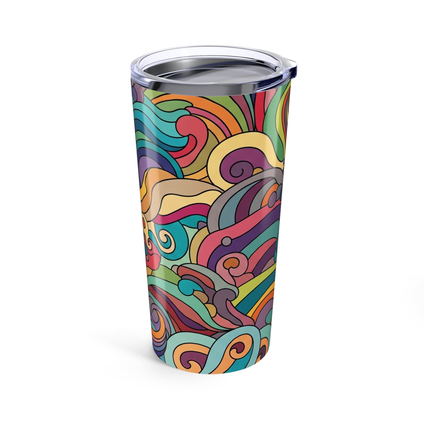 20oz Stainless Steel Travel Mug With Double Wall Vacuum Insulation Leak Proof Durable For Hot Or Cold Drinks All