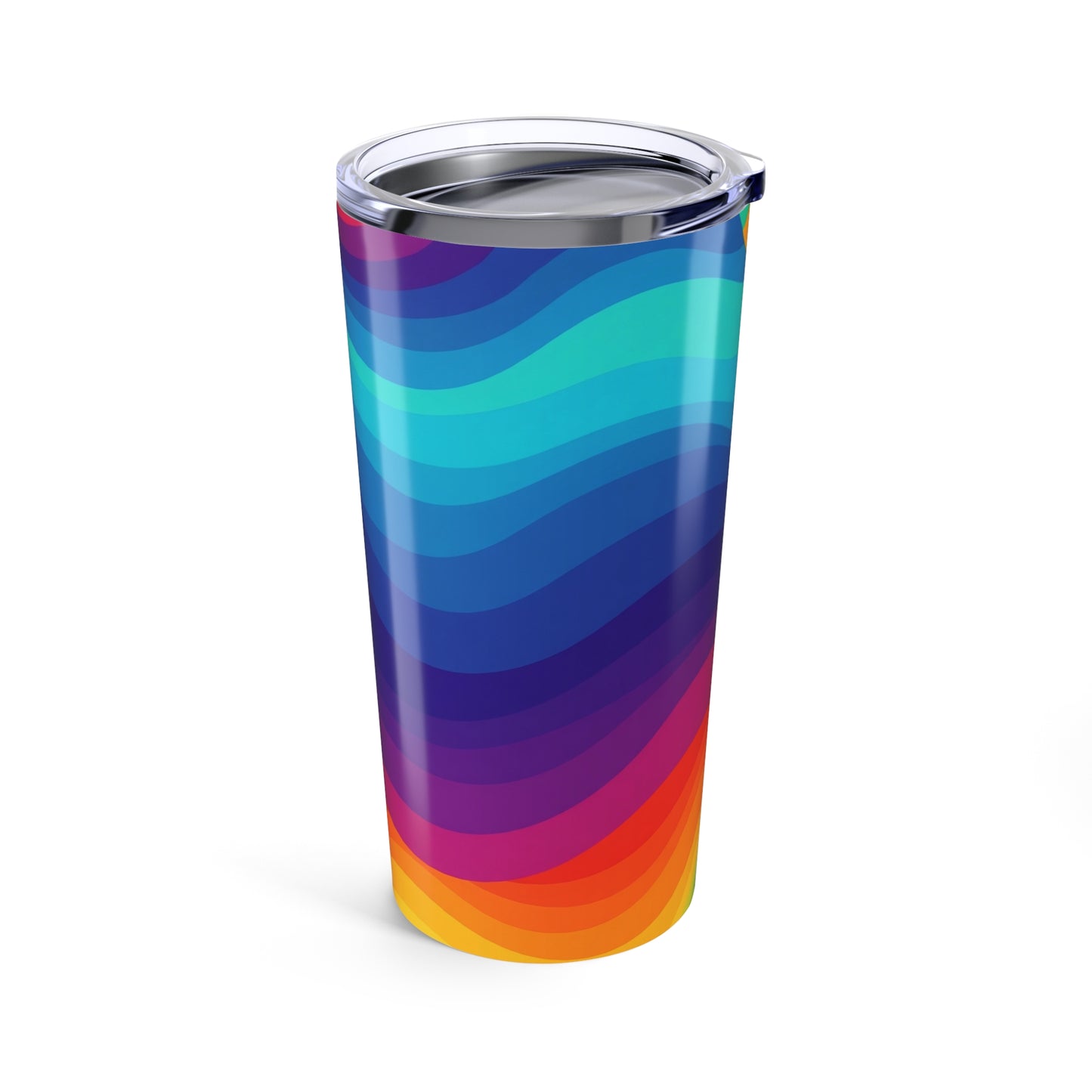 20oz Stainless Steel Tumbler Double Wall Vacuum Insulation Spill Resistant Printed Design For Hot And Cold
