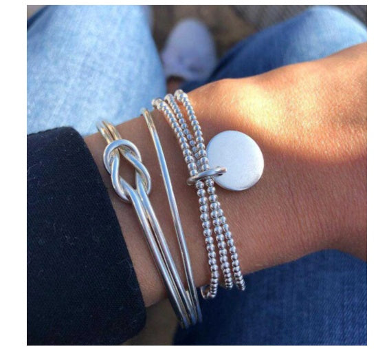 Womens Multilayer Alloy Bracelet Set Bangle Bracelets For Wedding Travel Souvenirs Gift Ideas Ideal For Promotions