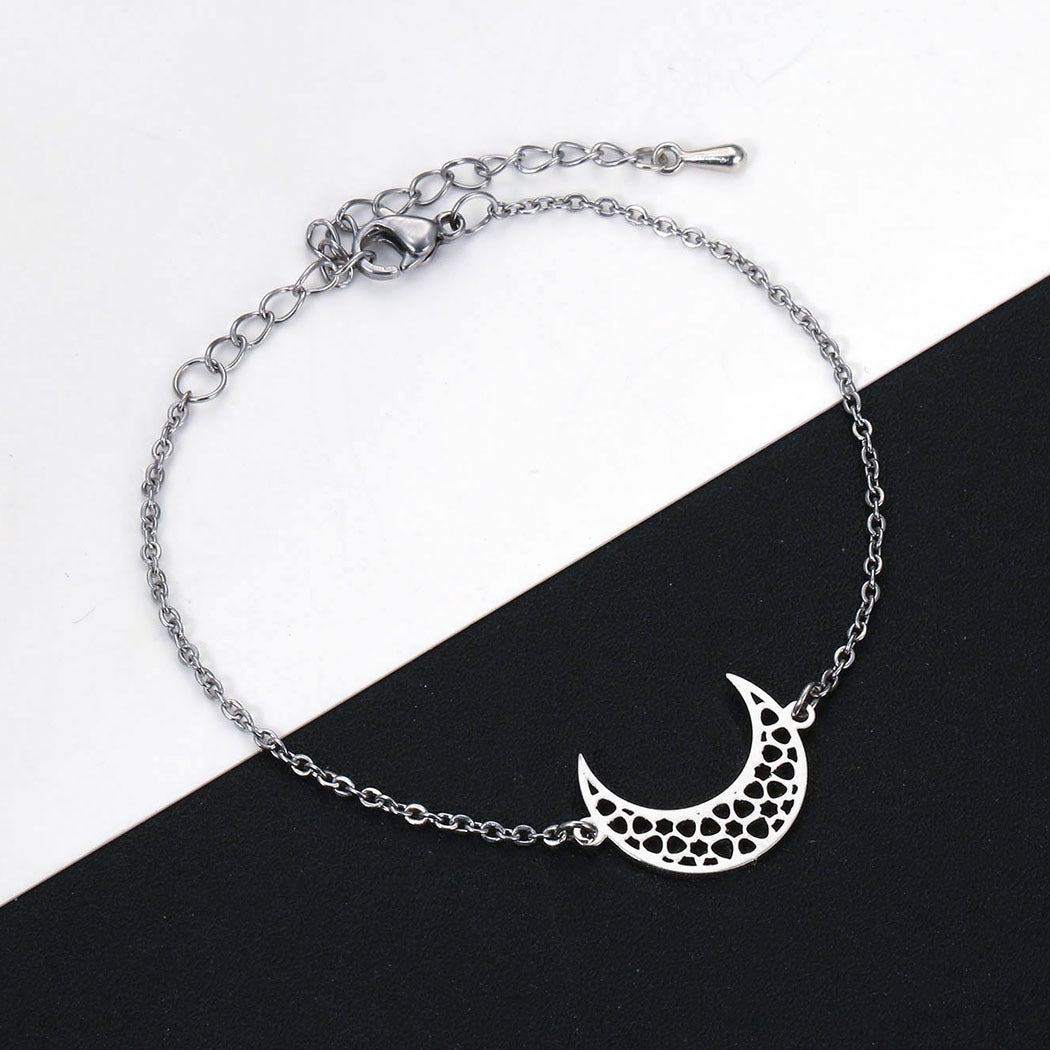 Giraffe Stainless Steel Bracelet Mother And Baby Giraffe Bangle Geometric Simple Design Gift For Mom Gold Silver
