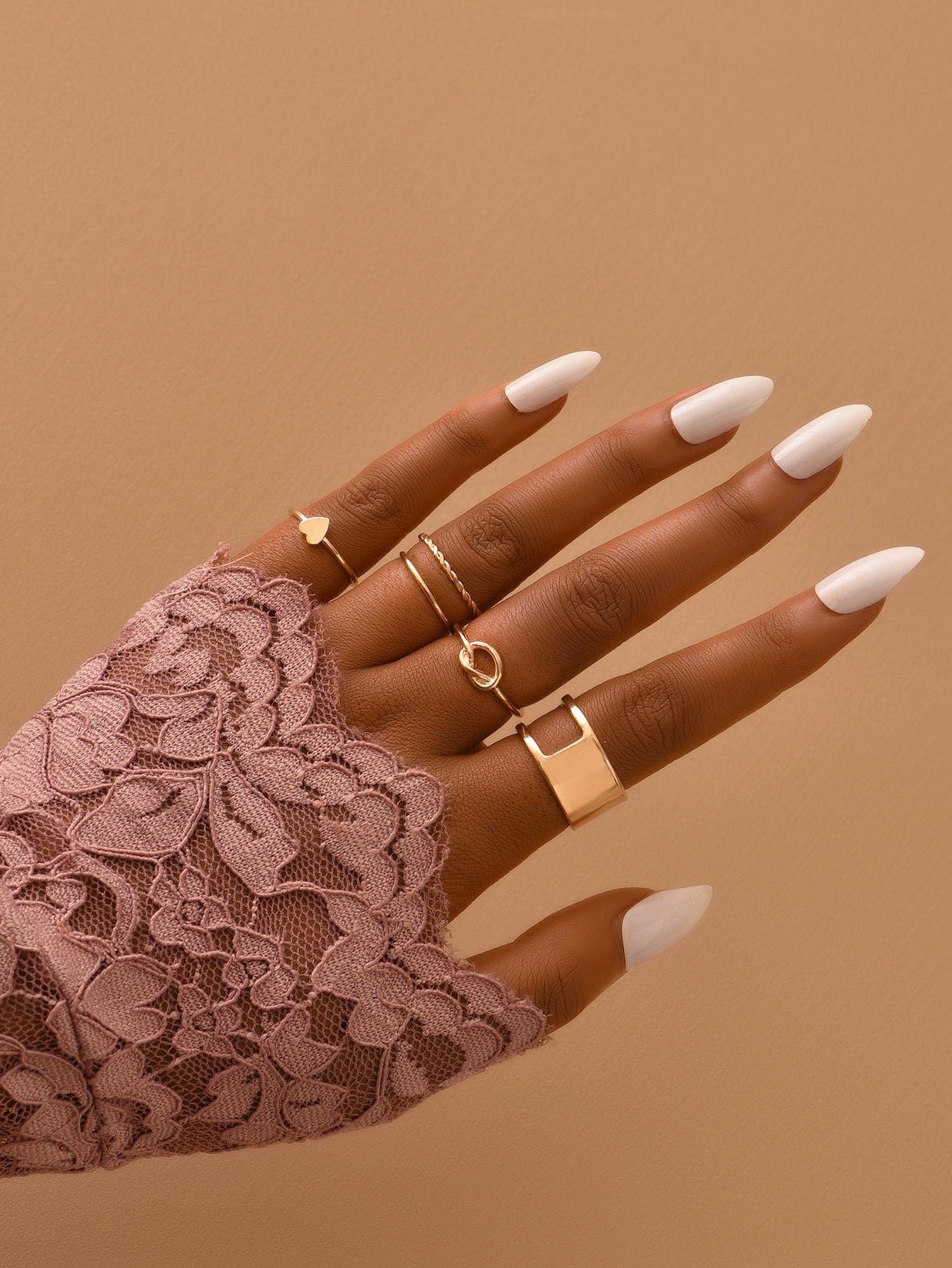 Metal Ring Set For Women Fashion Jewelry Knuckle Rings Trendy Multiple Ring Set Gift For Her Perfect Gift Idea