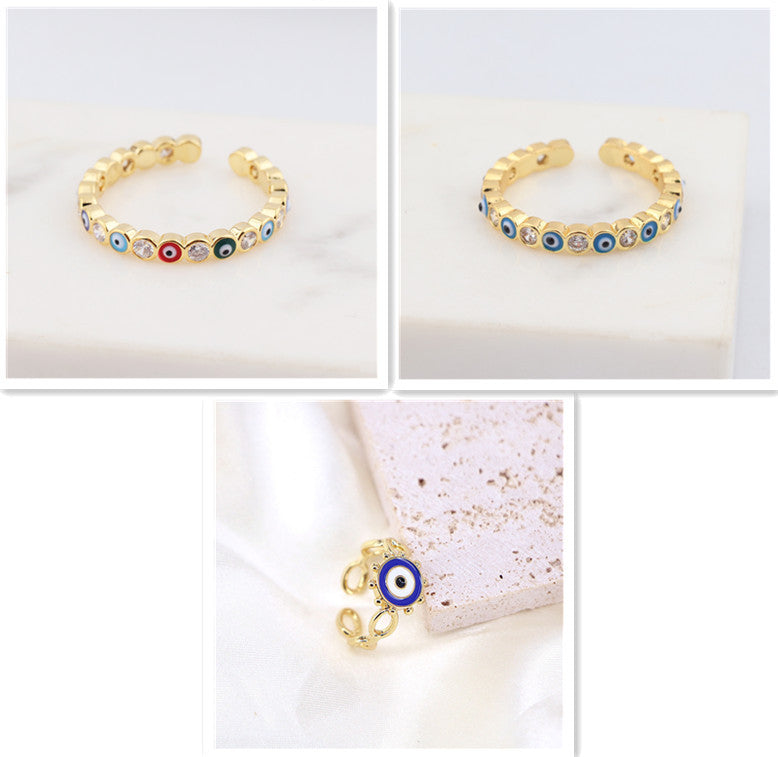 Unisex Gold Bronze Rings With Geometric Design And Rhinestone Inlays Fashion Jewelry Luxury For Everyday Wear