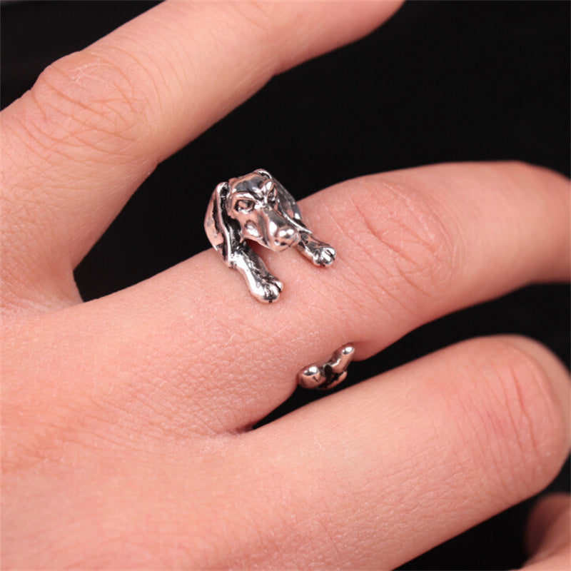 Womens Animal Rings Fashion Alloy Electroplate Adjustable Rings Trendy Finger Rings For Women And Girls Lovely