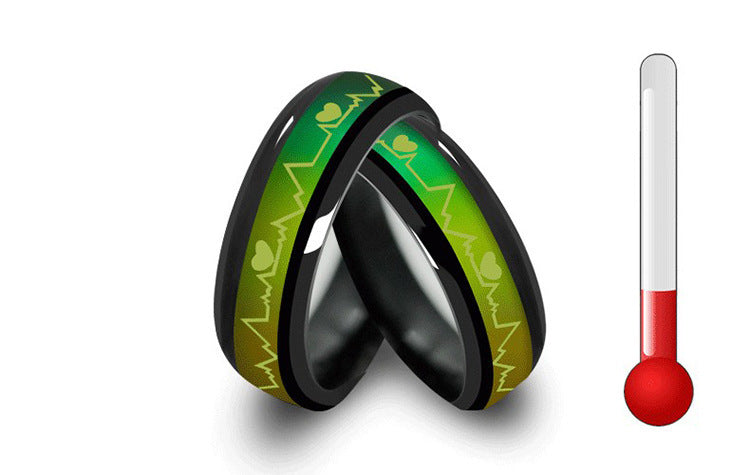 Unisex Ring Stainless Steel Couple Rings With Geometry Pattern 6mm Width Band For Birthdays And Valentines Days