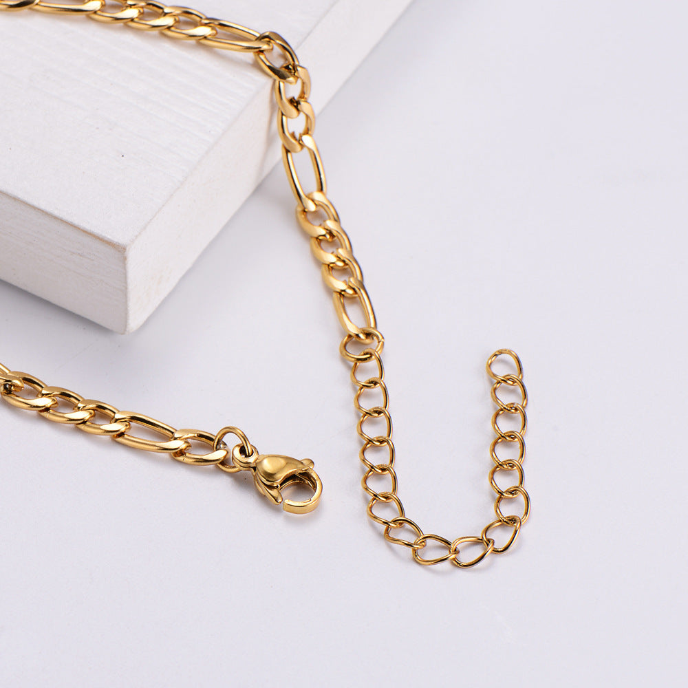 Gold Geometric Bracelet Stainless Steel Jewelry For Women Gift For Her Everyday Accessory Modern Elegant Style