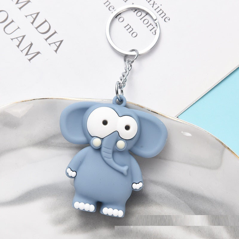Monkey Key Ring Accessory Cute Animal Doll Soft Glue Keychain Decor Gift For Men And Women Cute Tiny Accessory