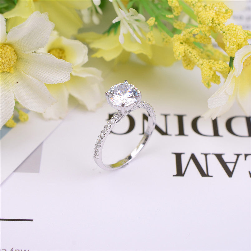 Womens Sterling Silver Ring S925 Crown Design European Luxury Anniversary Trade Fair Gift For Celebrations Now